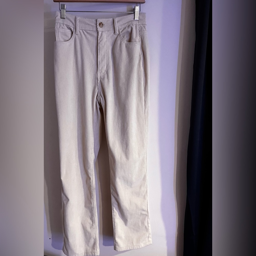 corduroy pants.